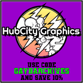 Best deal on Custom Stickers anywhere. Use code 'GayBarchives' to save 10% on your  order. #shopgay #gaybarchives